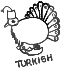 if you ask a 4 year old for an image to represent turkish coffee...far too sweet to discard